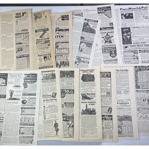 Ephemera Lot Better Homes Garden/American Legion Monthly 350+ Vintage Print Ads
